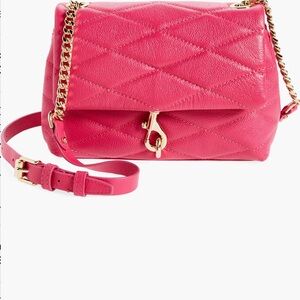 REBECCA MINKOFF EDIE X-BODY WITH DIAMOND QUILT HANDBAG PURSE MSRP $248.00 NWT